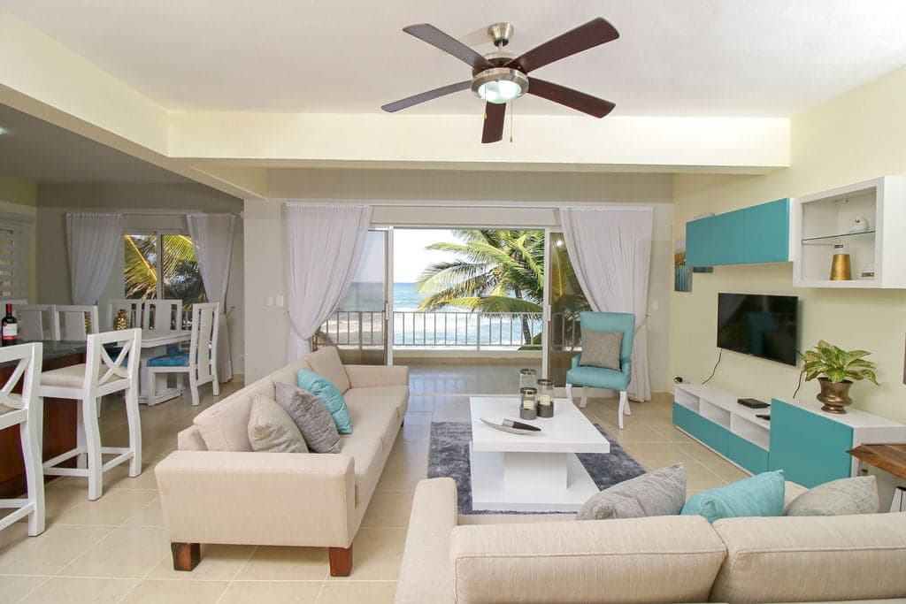 Oceanfront 3 bedroom apartment for sale Cabarete - Miniatura 4