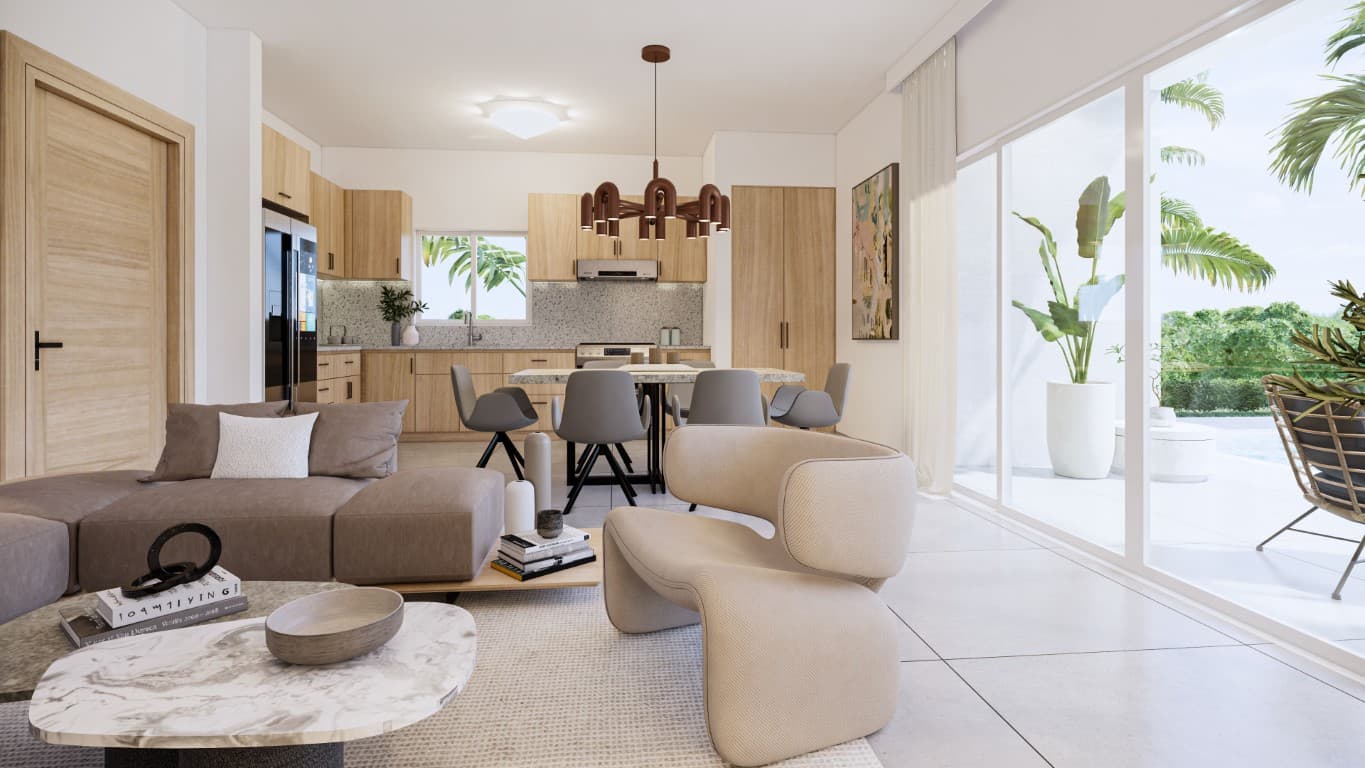 2 bedroom 2 bathroom villa for sale in Sosua, Dominican Republic - Miniatura 8