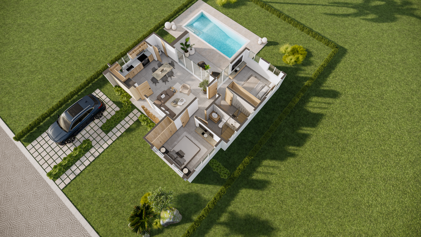 2 bedroom 2 bathroom villa for sale in Sosua, Dominican Republic - Miniatura 5