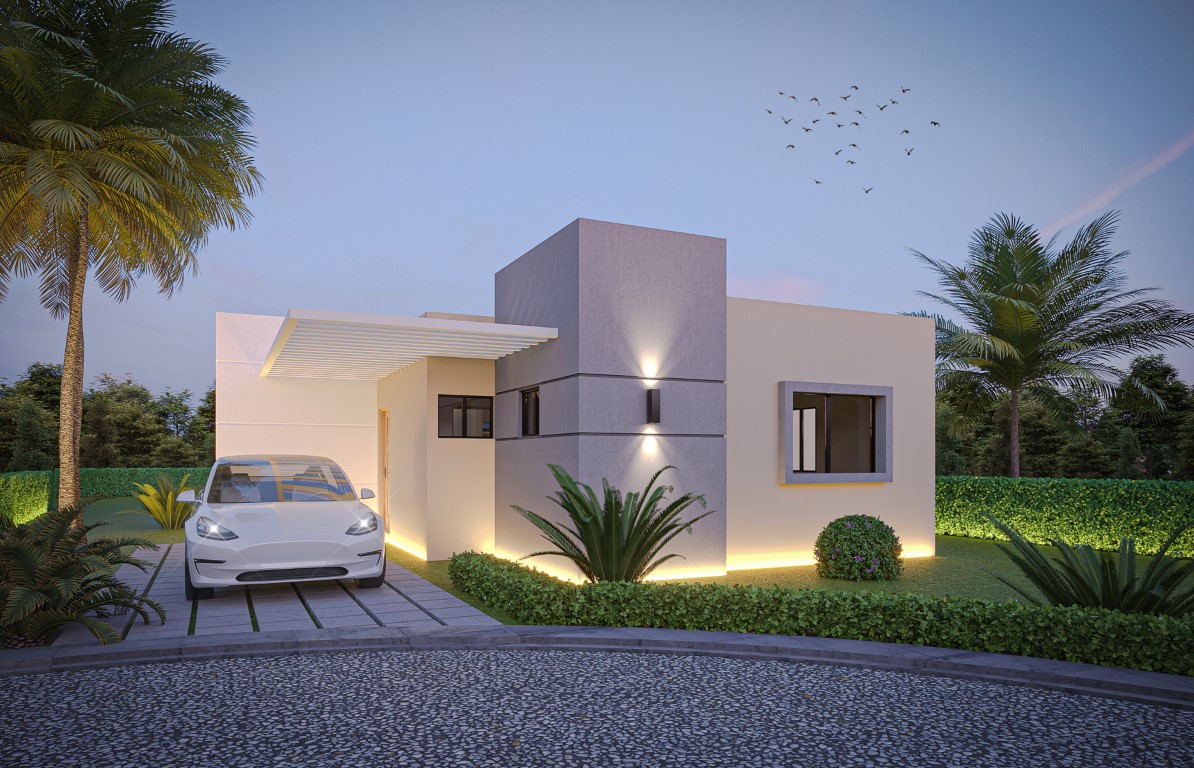 Modern 3-Bedroom Villa for Sale with Private Pool in Sosua (Under Construction) - Miniatura 11