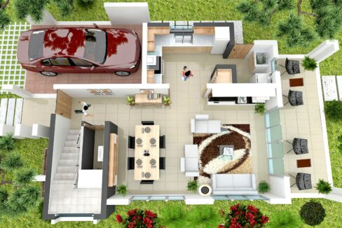 2 Bedrooms Villa for sale Sosua - Villa Onix 1ER NIVEL