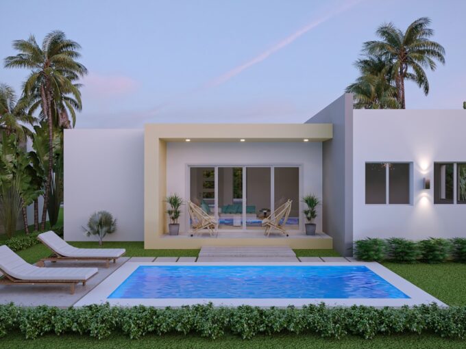 2 bedroom 1 bathroom villa for sale in Sosua, Dominican republic